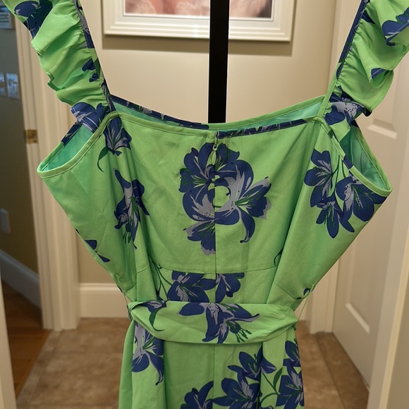 Likely Mini Charlotte Dress In Green Petal. NWT. Size 10 - Picture 12 of 13